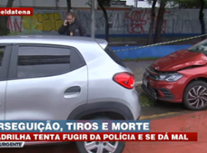 Bandidos tentam fugir da polícia e se dão mal em São Paulo