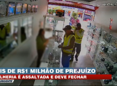 Joalheria perde mais de R$1 milhão em assalto, e deve fechar