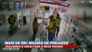 Joalheria perde mais de R$1 milhão em assalto, e deve fechar