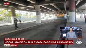 Motorista de ônibus é esfaqueado por passageiro após discussão em SP