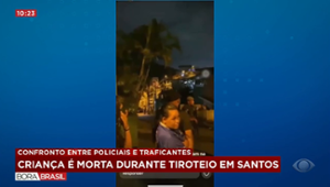 Criança de 4 anos é morta durante tiroteio no litoral de SP