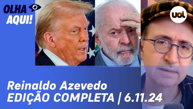 Reinaldo Azevedo: Vitória de Trump no EUA; Alta do dólar; Governo teme Bolsonaro 2026 e mais 06/11/24