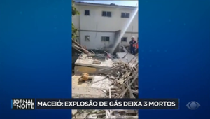 Explosão de gás deixa 3 mortos em Maceió