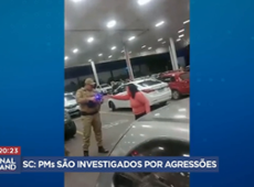 advogada é agredida por PMs em estacionamento de supermercado de SC