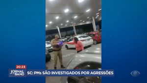 advogada é agredida por PMs em estacionamento de supermercado de SC