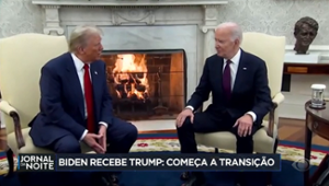 Biden recebe Trump na Casa Branca para começar transição de poder