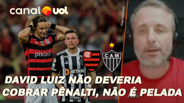 David Luiz não podia ter batido pênalti do Flamengo; não é 'pelada, detona Vitão