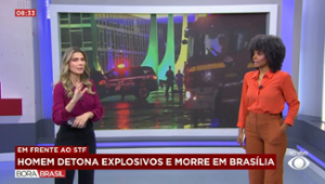 Erika Hilton conversava com jornalistas no momento de explosões em Brasília