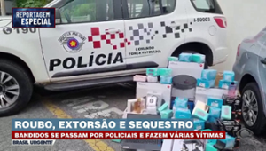 Bandidos se passam por policiais e fazem várias vítimas