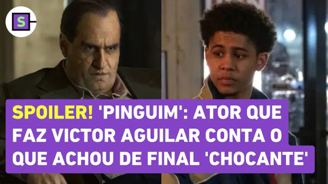 Ator que faz Victor Aguilar em 'Pinguim' conta o que achou de final 'chocante'