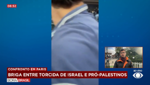 Torcedores israelenses e franceses pró-palestinos brigam em Paris