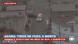 Homem é executado no meio da rua em São Paulo