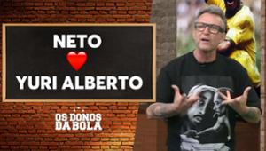 Neto se surpreende após encontro com Yuri Alberto: ‘Um ser humano legal’