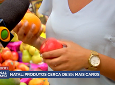 Produtos da ceia de natal estão quase 10% mais caros