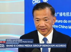 Grupo Bandeirantes e China Media Group renovam acordo