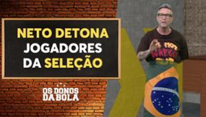 Neto ‘veste’ bandeira do Brasil e aproveita para detonar safra da Seleção