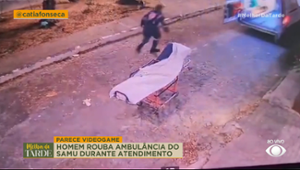 ABSURDO! Homem rouba ambulância do SAMU durante atendimento