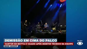 Ed Motta é vaiado após demitir funcionário durante show