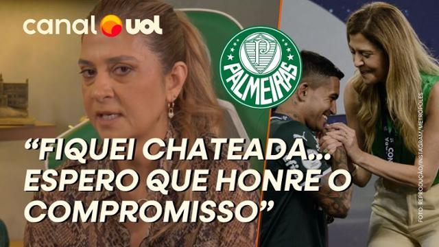 Leila diz que se chateou com Dudu, mas garante: 'Palmeiras honra contrato'