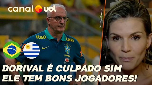  título: Brasil: Dorival tem culpa em desempenho sim, ele tem bons jogadores, dispara Alicia