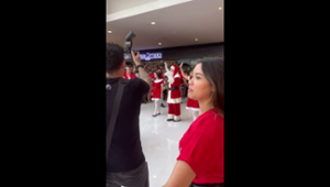 Shopping em Sorocaba tem chegada de Papai Noel