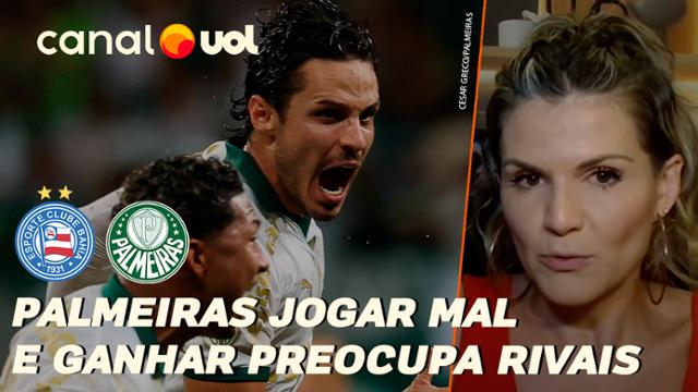 Palmeiras preocupa mais os rivais porque vence sem jogar bem, diz Alicia