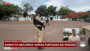 Exército recupera armas furtadas de quartel no Paraná