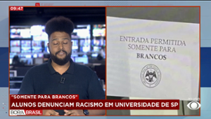 Alunos denunciam racismo em faculdade de SP: "Entrada apenas para brancos"