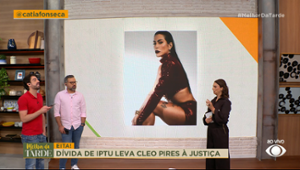 Dívida de IPTU leva Cleo Pires à justiça | Melhor da Tarde