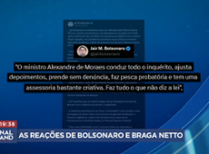 Bolsonaro ataca Moraes e diz que vai esperar advogado após indiciamento