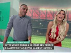 Renata Fan canta e comemora vitória do Inter sobre o Vasco