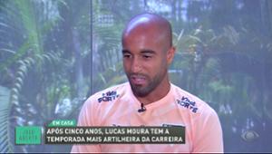 Lucas Moura fala sobre Seleção e relembra pênalti perdido contra o Botafogo