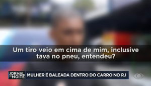 Mulher é baleada dentro de carro no Rio de Janeiro