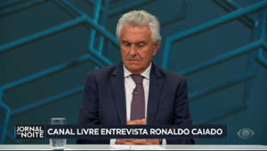 Canal Livre entrevista o governador de Goiás, Ronaldo Caiado