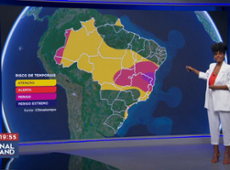 Previsão do tempo: chuva atinge Nordeste e estados do Centro-Oeste