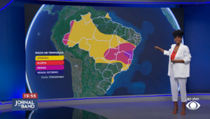 Previsão do tempo: chuva atinge Nordeste e estados do Centro-Oeste