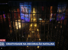 Decoração natalina é levada a sério por muita gente