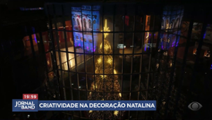 Decoração natalina é levada a sério por muita gente