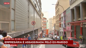 Empresária é assassinada pelo ex-marido na 25 de março, em São Paulo