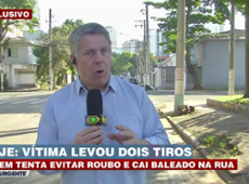 Jovem tenta evitar roubo e leva dois tiros