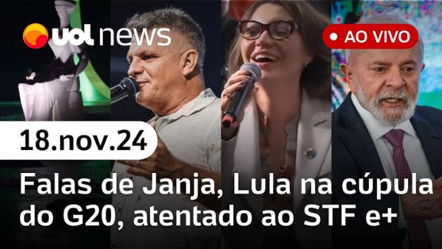 G20: Biden, Xi Jinping e mais líderes chegam para cúpula com Lula; morte de Apóstolo Rina| UOL News 18/11/24