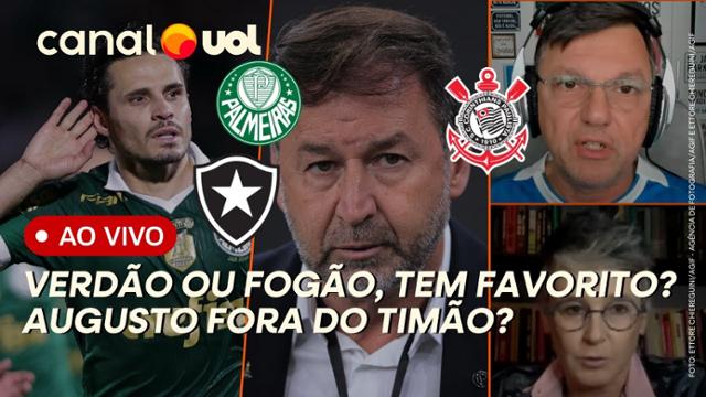 Palmeiras e Botafogo jogam ?final?: tem favorito? Corinthians terá impeachment de Augusto Melo?