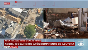 Idosa morre após rompimento de adutora na zona norte do Rio