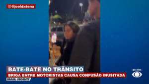 Bate-bate no trânsito: briga entre motoristas causa confusão