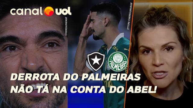 Palmeiras teve chances e perdeu, não dá pra pôr na conta do Abel, dispara Alicia