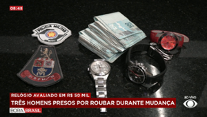 Funcionários são presos por roubar relógios de luxo durante mudança em SP