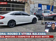 Vítima é baleada após tentativa de roubo em São Paulo