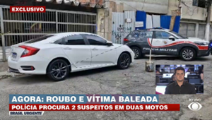 Vítima é baleada após tentativa de roubo em São Paulo