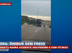 Ônibus sem freio: motorista narra acidente grave e com vítimas