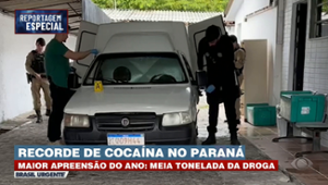 Recorde de apreensão de cocaína no Paraná